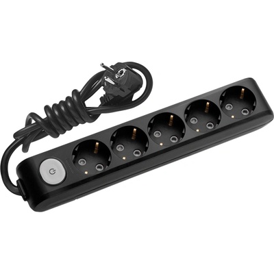 Panasonic РАЗКЛОНИТЕЛ 5 ГНЕЗДА С КЛЮЧ ПАНАСОНИК wlta4512bl КАБЕЛ 1.5м ЧЕРЕН (wlta4512bl)