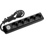 Panasonic РАЗКЛОНИТЕЛ 5 ГНЕЗДА С КЛЮЧ ПАНАСОНИК wlta4512bl КАБЕЛ 1.5м ЧЕРЕН (wlta4512bl)