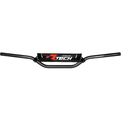 řídítka (Michael P.) o průměru 22 mm s hrazdou a chráničem, RTECH (černá) M400-576