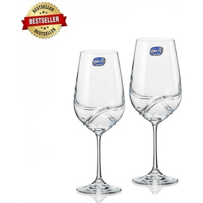 Crystalex víno Turbulence přátelská souprava 2 x 350 ml