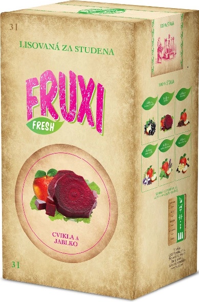 Fruxi jablko cvikla 100% šťava 3000 ml