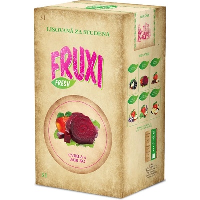 Fruxi jablko cvikla 100% šťava 3000 ml