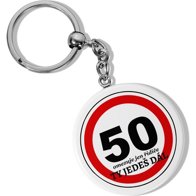 Klíčenka s otvírákem - 50 - Ty jedeš dál