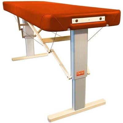 Clap Tzu Linea Wellness Přenosné elektrické masážní lehátko Barva: PU - mandarinková (mandarine), Doplňky: síťové napájení + vestavěné elektrické vyhřívání, Rozměry: 192 x 80 cm od 192 x 75 cm 29 kg