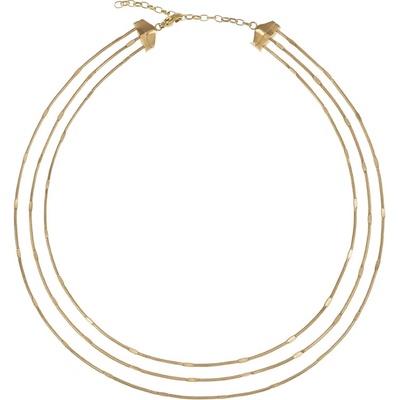 Breil Pôvabný pozlátený náhrdelník sinuous TJ3095