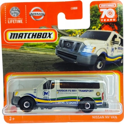 Matchbox Nissan NV Van zelený Box