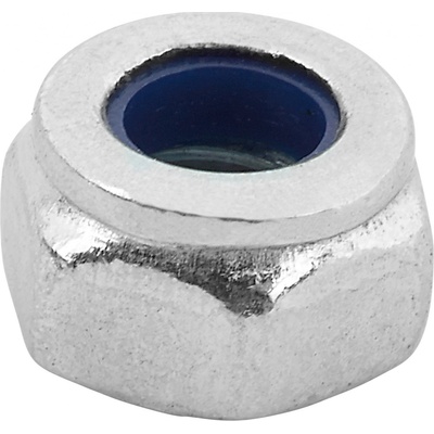 LUX-TOOLS Šesťhranná poistná matica pozinkovaná M4, pr. 7 mm, 100 ks