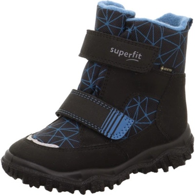 Superfit dětské zimní boty Husky Black/Blue GoreTex 1-006080-0010 modrá