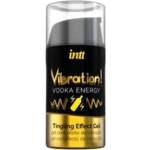 Intt Cosmetics Течен вибратор с загряващ ефект, аромат на водка 15 мл (p24857)