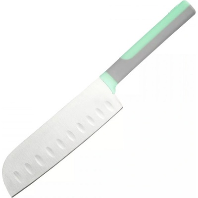 Tasty Нож сантоку Tasty Go Green 678094, Мека дръжка, 13 см, Неръждаема стомана, Зелен (678094)
