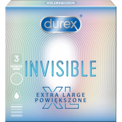 Durex Invisible XL 3 ks