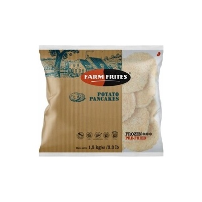 FARM FRITES Zemiakové placky 1,5kg mrazené