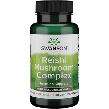 Image 1 of Swanson Super Potent Reishi Mushroom Complex 500 mg [60 капсули]