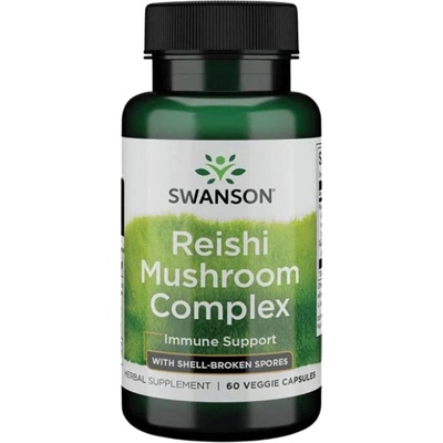 Swanson Super Potent Reishi Mushroom Complex 500 mg [60 капсули]