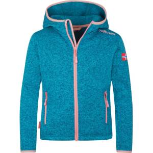 TROLLKIDS Детско поларено яке Trollkids Girl's Jondalen Jacket XT Fleece jacket - Harbor Blue / Peony Rose - размер 110 (EU) (703-2534-1314)