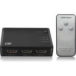 ACT 3 портов HDMI суич ACT AC7845, 4K@60Hz, USB, Дистанционно, Черен (EWENT-ACT-SPLIT-AC7845) - cybertrade