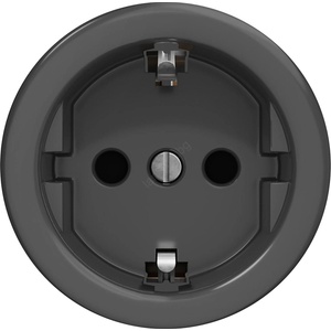 Kliklap - Ретро безрамкова домашна SCHUKO розетка 230V/16A антрацит (KA0110)