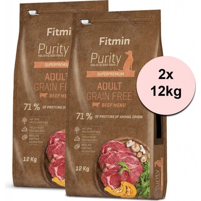 Fitmin Purity Rice Puppy Lamb & Salmon 2 x 12 kg