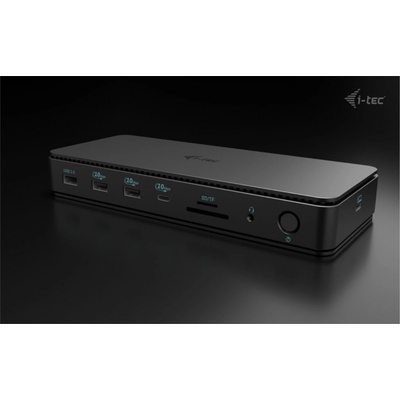 i-Tec Thunderbolt4 2x Display Docking Station Gen3, 7x USB, 2.5 GLAN + PowerDelivery 92 W TB4DUALDPDOCKPDPRO