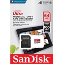 SanDisk Ultra microSDXC 64GB UHS-I U1 + adapter 139728