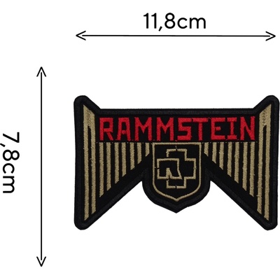 Nášivka - Rammstein - křídla
