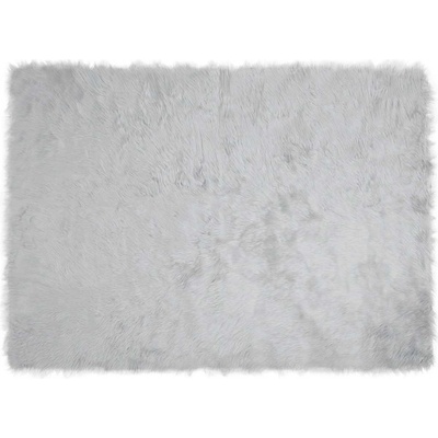 vidaXL Изкуствена овча килим TAFALLA Сиво 160 x 230 cm Полиестер (42021528)