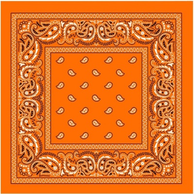Woodrow Bandana šátek oranžová světlá
