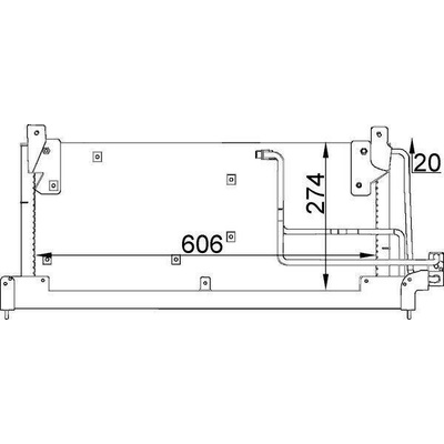 Kondenzátor, klimatizace MAHLE AC 223 000S