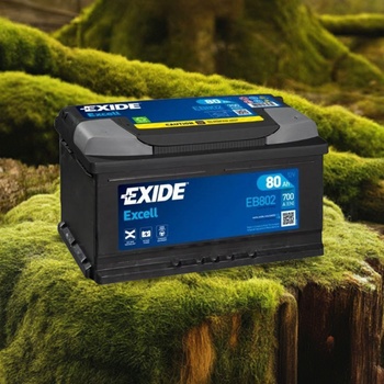 Exide Excell 12V 80Ah 700A EB802
