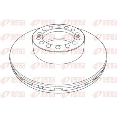 REMSA Brzdový kotouč Heavy Duty Brake Disc NCA1238.20