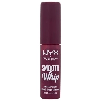 NYX Professional Makeup Smooth Whip Matte Lip Cream zamatový rúž s vyhladzujúcim efektom 08 Fuzzy Slippers 4 ml