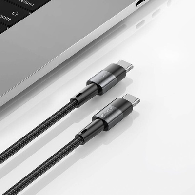 Tech-Protect Ultraboost USB-C to USB-C Cable 100W - USB-C към USB-C кабел за устройства с USB-C порт (300 см) (черен) (THP2447)