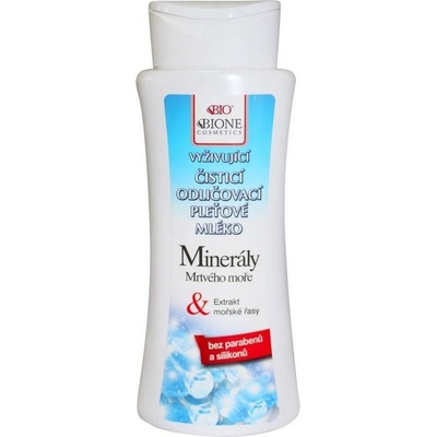 BC Bione Cosmetics odličovacie mlieko Minerály Mrtvé moře 255 ml