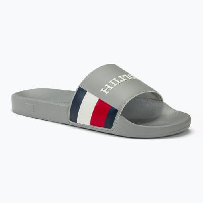 Мъжки чехли Tommy Hilfiger RWB Pool Slide antique silver