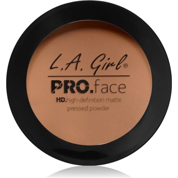 L. A. Girl Cosmetics PRO. Face HD компактна пудра с матиращ ефект цвят Soft Honey 7 гр