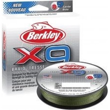 Berkley Šnúra X9 Low Vis Green 150m 0,06mm 6,4kg