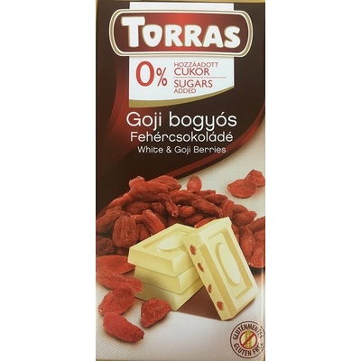 Torras Bezlepková bílá s goji bez přidaného cukru 75 g