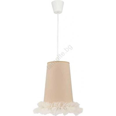 Duolla - Детски пендел BALLET 1xE27/40W/230V Ø 21 см бежов (DU7226)