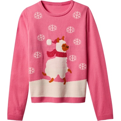 Esmara vánoční svetr s LED efektem a hudbou růžová – Hledejceny.cz