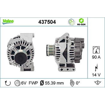 Alternátor VALEO 437504