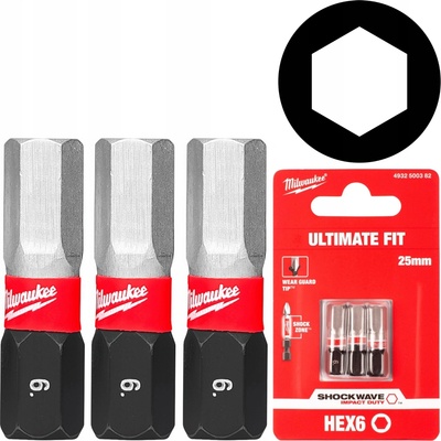 Milwaukee HEX6 x 25 mm MI4932500382