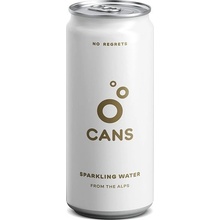 Cans jemně perlivá alpská voda 330 ml