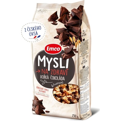 Emco Mysli na Zdraví Chrumkavé mysli horká čokoláda 750 g