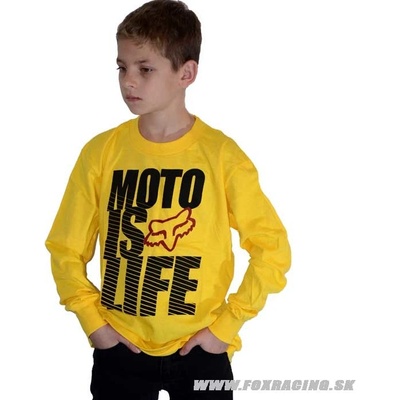 Fox Yth Moto Is Life LS tee