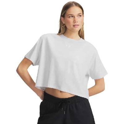 Тениска Under armour Rival Boxy Solid short sleeve T-shirt - White (Gray)