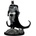 McFarlane Toys Статуетка McFarlane DC Comics: Batman - Batman (Bjorn Barends) (Black White), 18 cm (MCF30226)