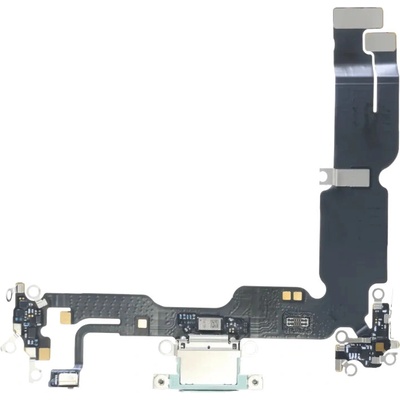 Nabíjací obvod + Flex kábel iPhone 15 Plus – zelený IPH2393
