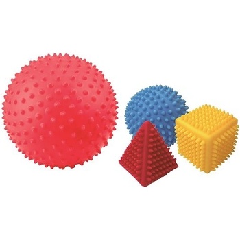 Teddies Sada tvarů 4ks s texturou guma 7-15cm