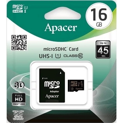 Apacer SDHC 16GB UHS-I U1 AP16GMCSH10U1-R