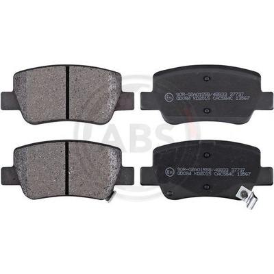 Sada brzdových platničiek kotúčovej brzdy A.B.S. 37737